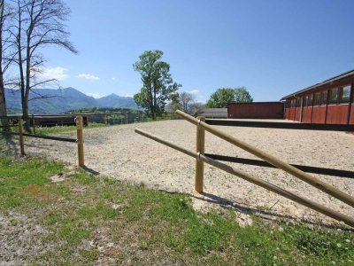 Reitanlage in schöner Aussichtslage zu den Chiemgauer Alpen