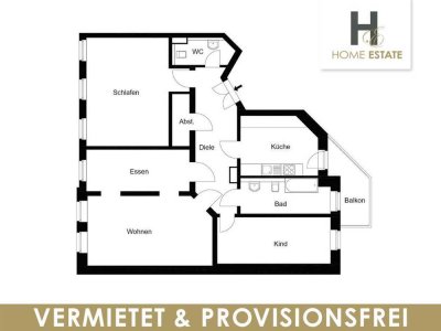 Heute an Morgen denken! Provisionsfrei Vermietet 4Zi Wohnung im Leipziger Zentrum
