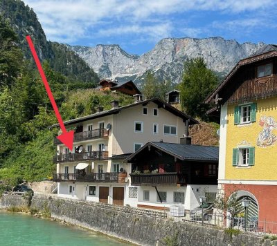 Helle, sonnige 2 Zi Whg mit großem Südbalkon, Küche, Marktschellenberg