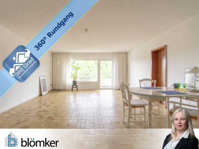 Blömker! Helle 3,5-Zimmer Wohnung mit Aufzug, Loggia, Tiefgarage, Schwimmbad & Sauna in Rentfort!