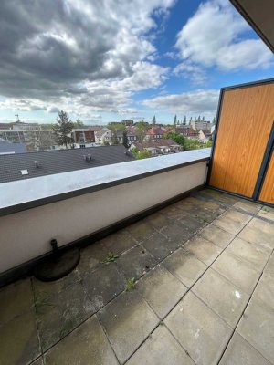 Umfassend sanierte 1-Zimmer-Wohnung mit Balkon und Einbauküche