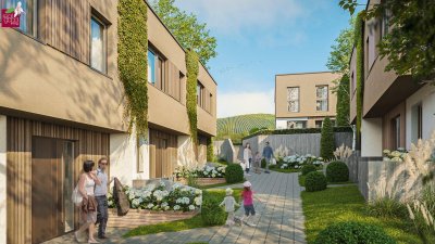 Neubau-Reihenhaus in Rehberg bei Krems | Terrasse &amp; Garten | Wohnbauförderung möglich
