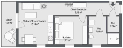 Betreutes Wohnen in Altdorf - Stilvolle 2-Zimmer-OG-Wohnung mit Balkon!