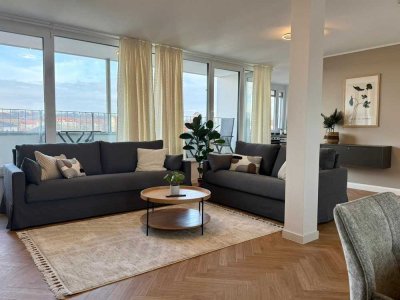 traumhafte MÖBLIERTE 3-Zimmer Dachgeschosswohnung mit Dachterrasse in ruhiger, sonniger Lage!
