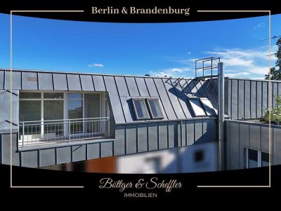 Modernisierte 2-Zimmer-Penthouse-Eigentumswohnung mit Dachterrasse