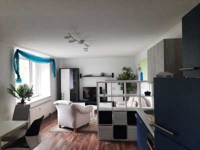Voll möblierte 1-Zimmer-Wohnung in Burgstädt