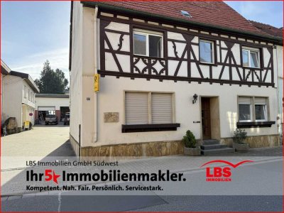 Geschäftshaus mit Wohnbereich in gepflegtem Zustand in Flonheim