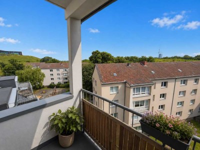 Vermietete & Helle 2,5-Zimmer-Maisonette Wohnung mit offener Galerie in Buchforst!