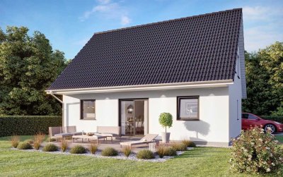 Erst bauen, dann zahlen + Aktionshaus = Hier entsteht Ihr Eigenheim!
