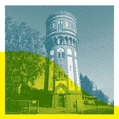 Wohnturm mit Panoramablick – 7 Etagen, Garten, Aufzug und Pool