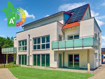 Energieeffiziente bezugsfreie 4-Zimmer-Erdgeschosswohnung mit Gartenanteil in Wittislingen