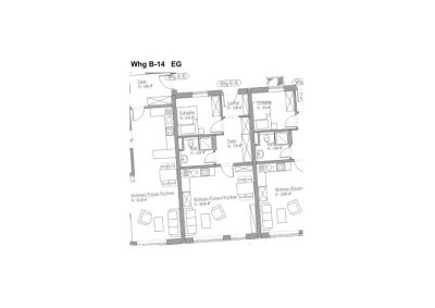 2-Zimmer-Neubauwohnung mit Garten