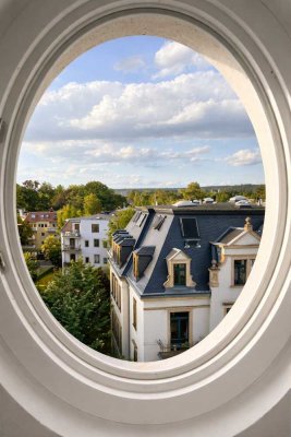 2-Zimmer-Maisonette mit Blick über die Dächer von Blasewitz