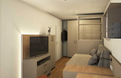 möblierte 2-Zimmerwohnung zentral in Freiburg-Wiehre zu vermieten