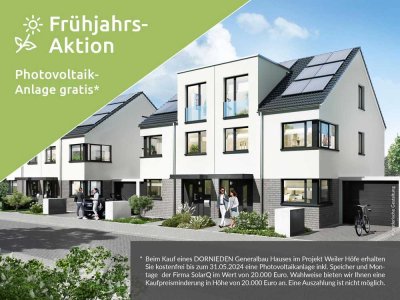 Willkommen in den "Weiler Höfen" - Doppelhaushälfte mit 2 Bädern, 4 Schlafzimmern, Garten und Garage