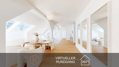 PROVISIONSFREI--Bezaubernde Dachgeschosswohnung | Erstbezug nach Sanierung | Klimaanlage | Terrasse | Lift