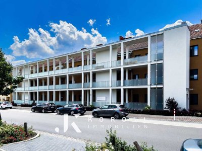 Beste Wohnqualität mit Stellplatz, großzügigen Balkon und auf Wunsch mit Küche!