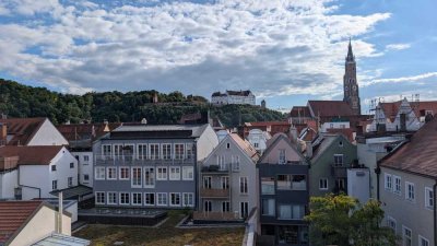 Luxuriöses 3-Zimmer Penthouse mit Dachterrasse im 5. OG in Landshut-Altstadt