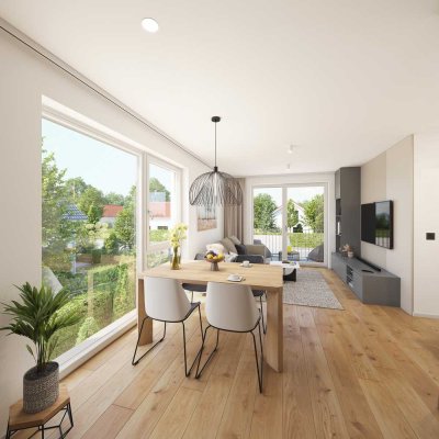 Erstbezug | Helle 3-Zi.-Neubauwohnung mit Balkon in Haunwöhr