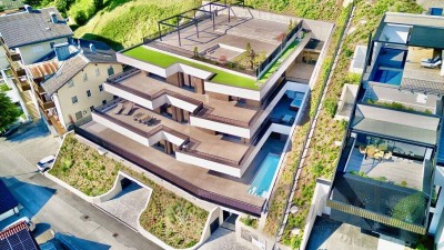 Luxuriöses Wohnen über den Dächern von Bergheim - Erstbezugswohnung mit privaten Pool