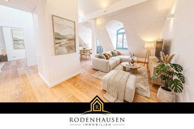Bestlage Lehel: Kernsanierte Altbau-Traumwohnung mit Dachterrasse und Balkon