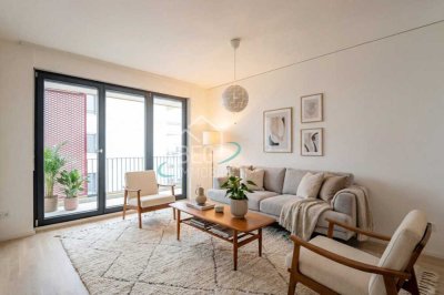 Südbalkon, TG & Lift! Moderne 2-Zimmer-Wohnung in Messestadt West
