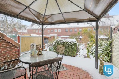 Reihenhaus mit Anbau und Dachterrasse in ruhiger Lage!