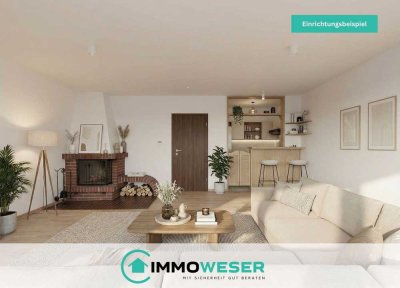 Willkommen Zuhause: 2-Zimmer-Wohnung mit Kamin und Garagenstellplatz