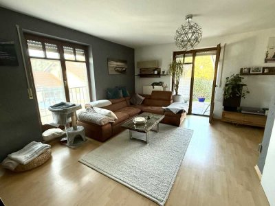 Zweigeschossige Gartenwohnung in schöner Siedlungslage