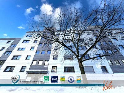 IMMO KUBE! Helle 2 Zi.-ETW in Nbg.-Schoppershof mit Südwest-Loggia, Aufzug und TG-Stellplatz