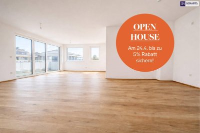 OPEN HOUSE 24.4.! Bis zu -5% Rabatt sichern! Bereit zum Einzug! Weitblick &amp; Wohnkomfort - Großzügige 3-Zimmer Dachgeschoßwohnung mit TOP-Ausstattung, Ruhe, und perfekter Infrastruktur im DAS WEGL!