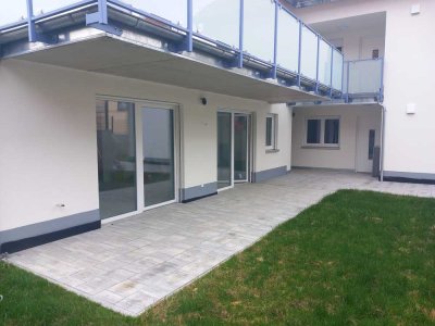 Neubau Gartenwohnung mit Terrasse und Südwestgarten!