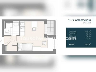 Tauschwohnung: Tausche 1 Zi Wohnung gegen 2-3 Zi Wohnung