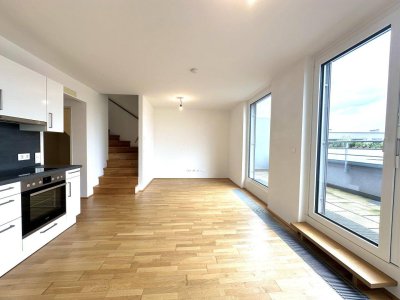 DG-Wohnung-Maisonette ohne Schrägen - 3 Terrassen (immer Sonne)