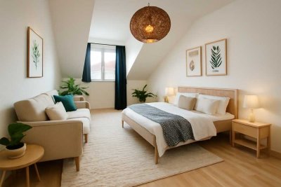 AKTION! PROVISONSFREI FÜR KÄUFER BIS 15.06.2025 - Geräumige Dachgeschosswohnung in ruhiger Lage