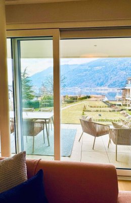 Traumhafte Wohnung mit Seeblick und Strand am Ossiachersee