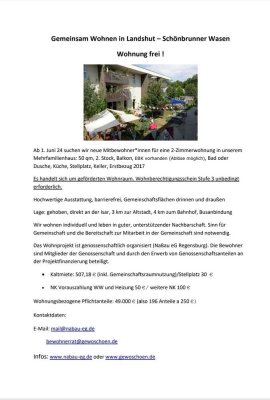 Geschmackvolle 2-Zimmer-Wohnung mit gehobener Innenausstattung mit EBK in Landshut