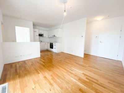 Moderne 2-Zimmer-Neubauwohnung mit Loggia in Stammersdorfer Heurigengegend