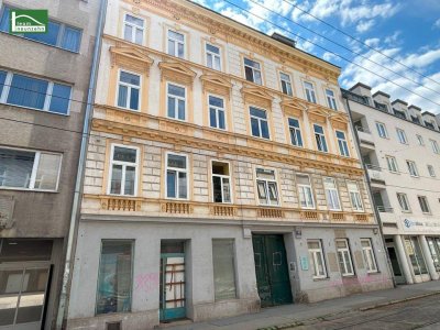 ALTBAU-INVESTMENTWOHNUNG IN TOP LAGE! NÄHE AKH! FÜR ANLEGER! GEBRAUCHTE WOHNUNG - UNBEFRISTET VERMIETET.