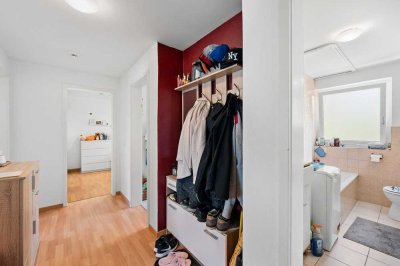 Direkt an der Wertach - Gut vermietete Dreizimmerwohnung mit Westbalkon