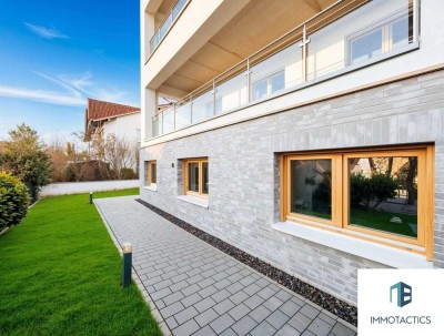 KfW-40-Gartenwohnung am Rochusberg – Komfort im Souterrain - Erstbezug