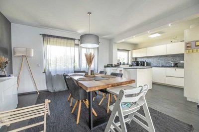 Sanierte 4,5-Zimmer-Wohnung mit eigenem Gartenanteil und Garagenstellplatz in Münzesheim