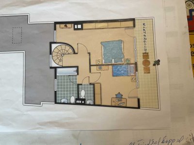 Ansprechende 3-Zimmer-Wohnung in Wuppertal, großer Wohnraum mit Schiebetüre zur Terrasse, Wintergart