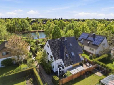 Doppelhaushälfte mit Spektesee-Blick - Südgarten, Keller und ausgebautes Dachgeschoss