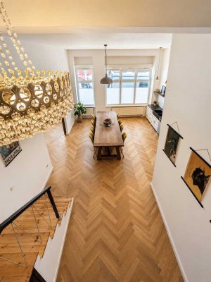 Provisionsfrei&Bezugsfrei: Außergewöhnliches Gründerzeit-Loft mit Galerie und fast 4 m Deckenhöhe