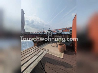 Tauschwohnung: Wohnung mit großer Dachterrasse an der Gasselstiege