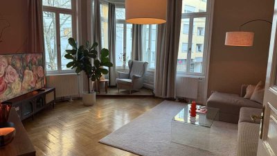 Teilmöblierte Altbauperle im Herzen von Stuttgart direkt am Österreichischen Platz