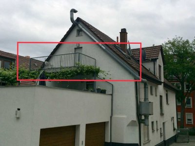 Dachgeschoss-Wohnung mit Balkon