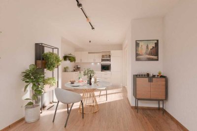 "Innovative Servicewohnung: Barrierefreie 2,5-Zimmer in Schleußig für Senioren"