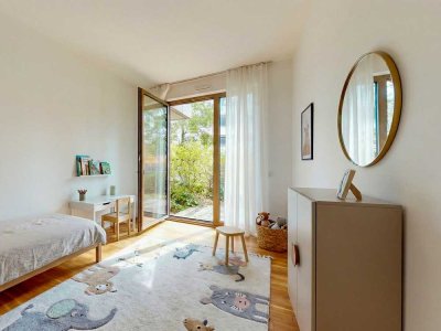 Sofort bezugsfrei: Neubauwohnung mit ca. 124 m², zwei Terrassen und hochwertiger Ausstattung